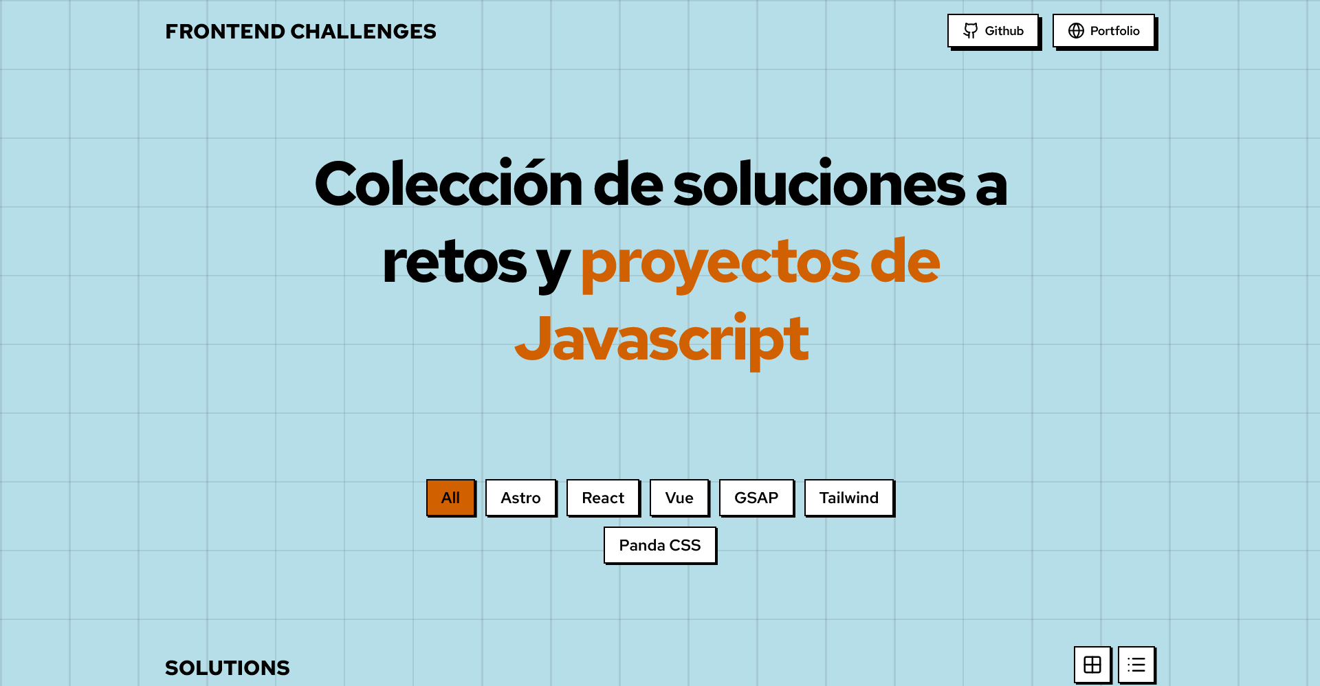 Frontend Challenges Collection